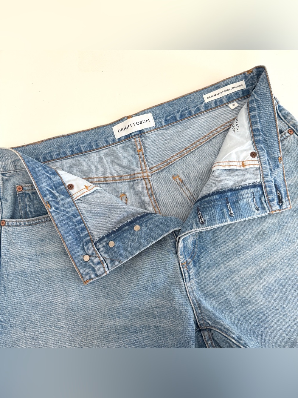Denim Forum The Ex-Boyfriend Hi-Rise Denim Short - Picture 5 of 10